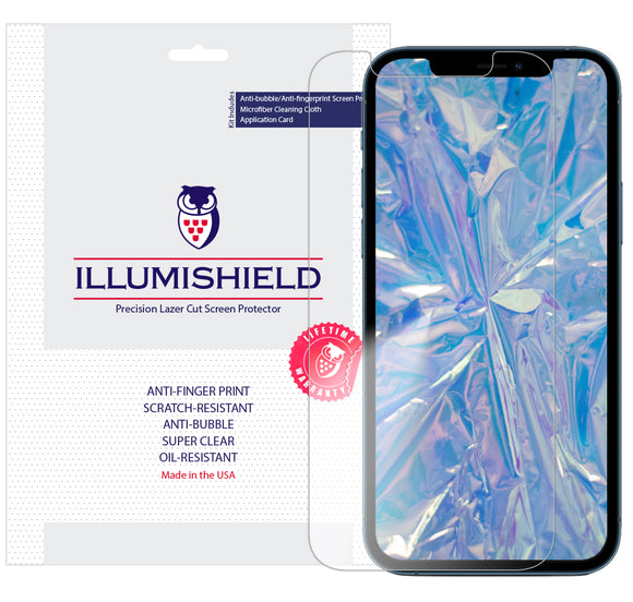 Apple iPhone 12 Pro Max [6.7 inch] [3-Pack] iLLumiShield Clear Screen Protector