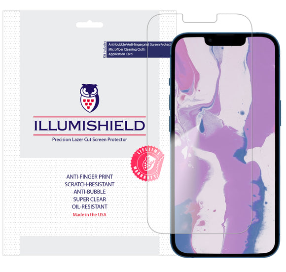 Apple iPhone 13 [3-Pack] iLLumiShield Clear Screen Protector