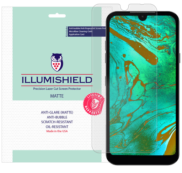 LG K31 [2020] [3-Pack] iLLumiShield Matte Anti-Glare Screen Protector