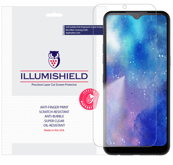 LG K51 [2020] [3-Pack] iLLumiShield Clear Screen Protector
