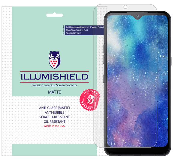 LG K51 [2020] [3-Pack] iLLumiShield Matte Anti-Glare Screen Protector