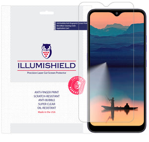 LG K22 [2020] [3-Pack] iLLumiShield Clear Screen Protector