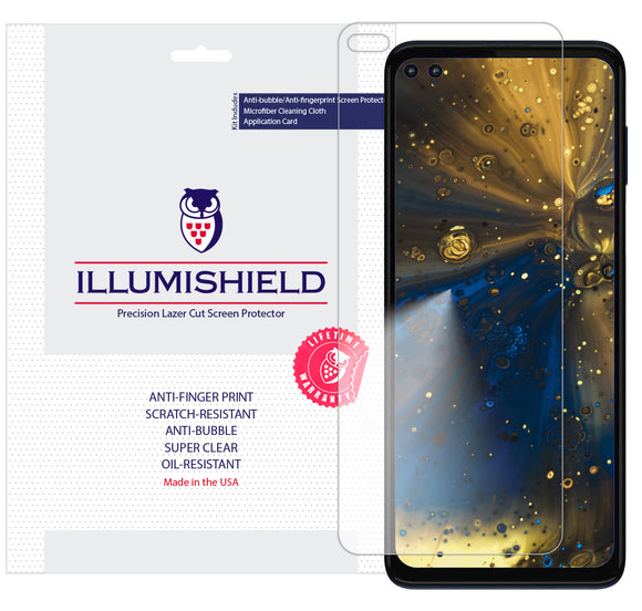 Motorola One 5G [6.7 inch] [3-Pack] iLLumiShield Clear Screen Protector