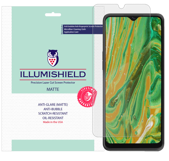 T-Mobile REVVL V+ 5G [3-Pack] iLLumiShield Matte Anti-Glare Screen Protector