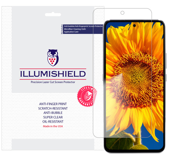 BLU G91 Pro [2021, 6.7 inch] [3-Pack] iLLumiShield Clear Screen Protector