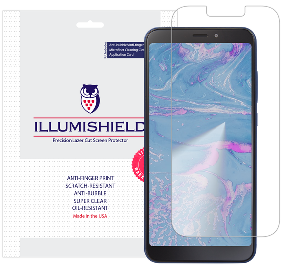 BLU View 3 [3-Pack] iLLumiShield Clear Screen Protector