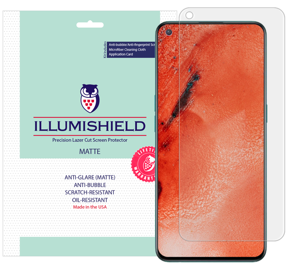 OnePlus Nord CE 5G/ Nord 2  5G [3-Pack] iLLumiShield Matte Anti-Glare Screen Protector