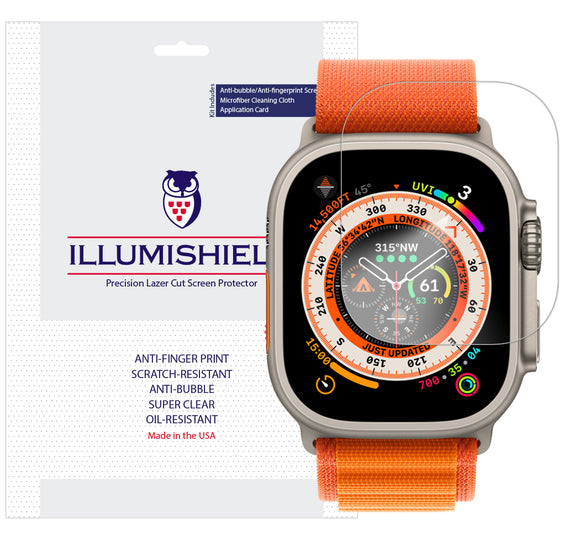 Apple  Watch Ultra 49mm  iLLumiShield Clear screen protector