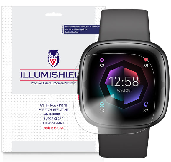 Fitbit  Sense 2  iLLumiShield Clear screen protector