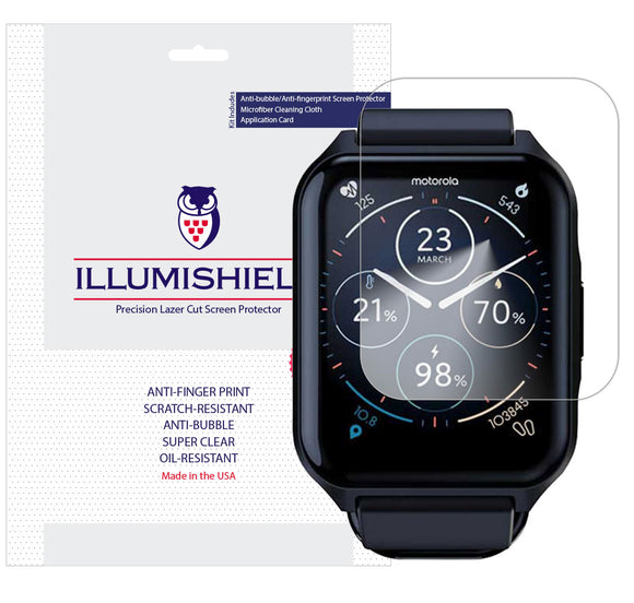 Motorola Moto Watch 70  iLLumiShield Clear screen protector