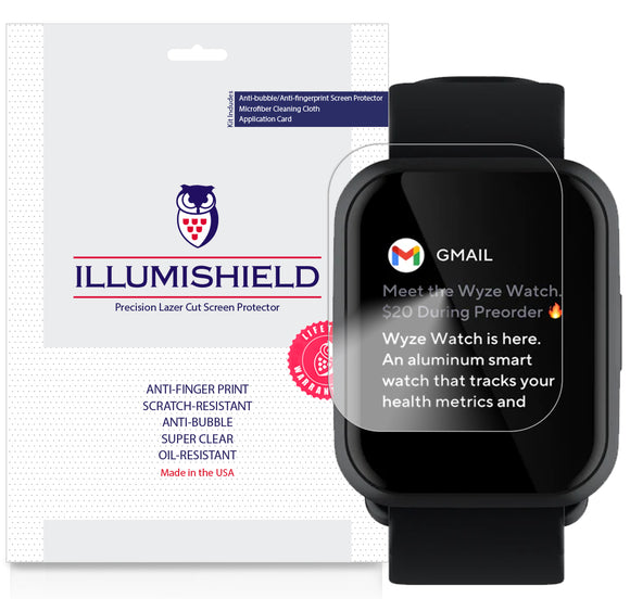 Wyze Watch 44mm  iLLumiShield Clear screen protector