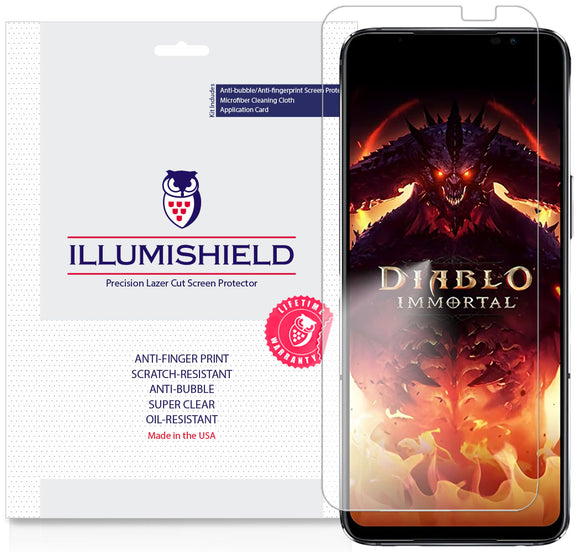 Asus Rog Phone 6D / 6D Ultimate/ROG Phone 6 Batman Edition / 6 Diablo Immortal Edition   iLLumiShield Clear screen protector