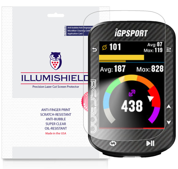 iGPSPORT BSC200  iLLumiShield Clear screen protector
