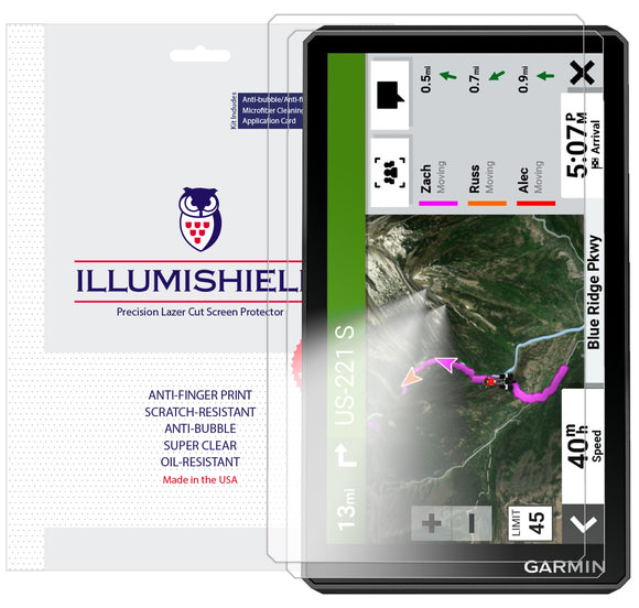 Garmin  Zumo XT2  iLLumiShield Clear screen protector