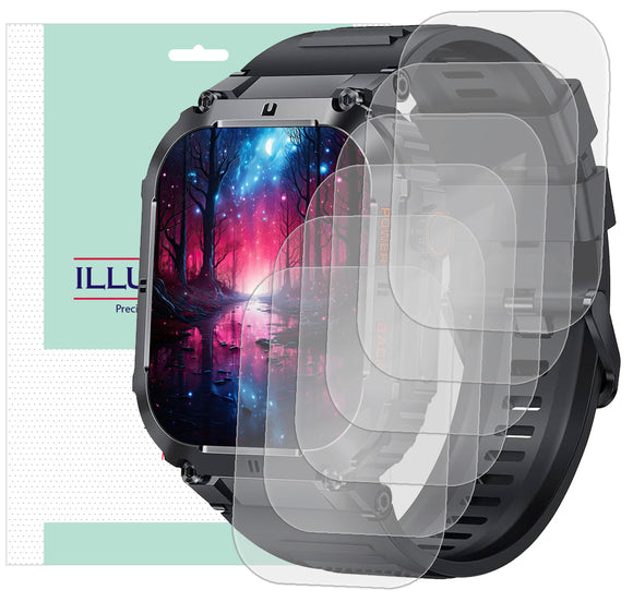 Amazpro K57 Smart Watch  iLLumiShield Matte screen protector